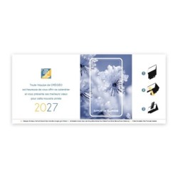Calendrier chevalet support de téléphone Supra (22,8x10,3cm)  - Zoom Nature