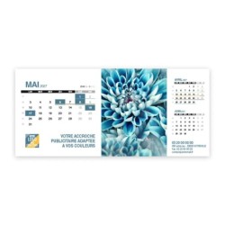 Calendrier chevalet support de téléphone Supra (22,8x10,3cm)  - Zoom Nature