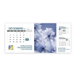 Calendrier chevalet support de téléphone Supra (22,8x10,3cm)  - Zoom Nature