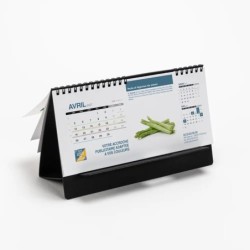 Calendrier chevalet support de téléphone Supra (22,8x10,3cm)  - Fruits et légumes