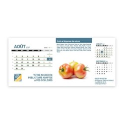 Calendrier chevalet support de téléphone Supra (22,8x10,3cm)  - Fruits et légumes