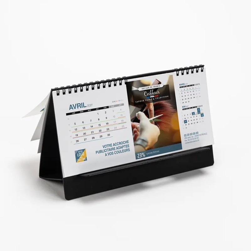Calendrier chevalet support de téléphone Supra (22,8x10,3cm)  - Artisans