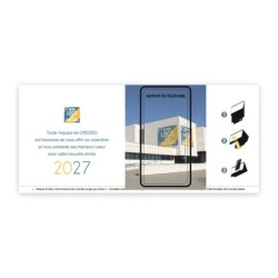 Calendrier chevalet support de téléphone Supra (22,8x10,3cm)  - Logo intégré Giga
