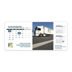 Calendrier chevalet support de téléphone Supra (22,8x10,3cm)  - Logo intégré Giga