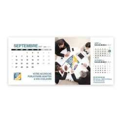 Calendrier chevalet support de téléphone Supra (22,8x10,3cm)  - Logo intégré Réseau