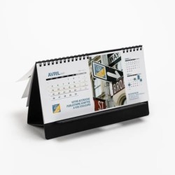 Calendrier chevalet support de téléphone Supra (22,8x10,3cm)  - Logo intégré Visio