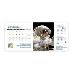Calendrier chevalet support de téléphone Supra (22,8x10,3cm)  - Logo intégré Visio