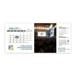 Calendrier chevalet support de téléphone Supra (22,8x10,3cm)  - Logo intégré Visio