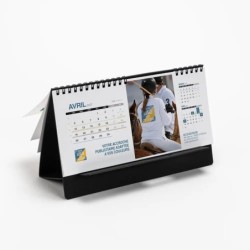 Calendrier chevalet support de téléphone Supra (22,8x10,3cm)  - Logo intégré Performance