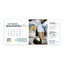 Calendrier chevalet support de téléphone Supra (22,8x10,3cm)  - Logo intégré Performance