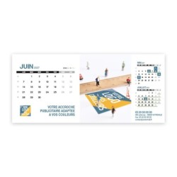 Calendrier chevalet support de téléphone Supra (22,8x10,3cm)  - Logo intégré Miniature