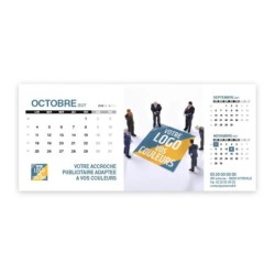 Calendrier chevalet support de téléphone Supra (22,8x10,3cm)  - Logo intégré Miniature