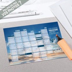 Calendrier bancaire A5 souple personnalisé - Spacieux