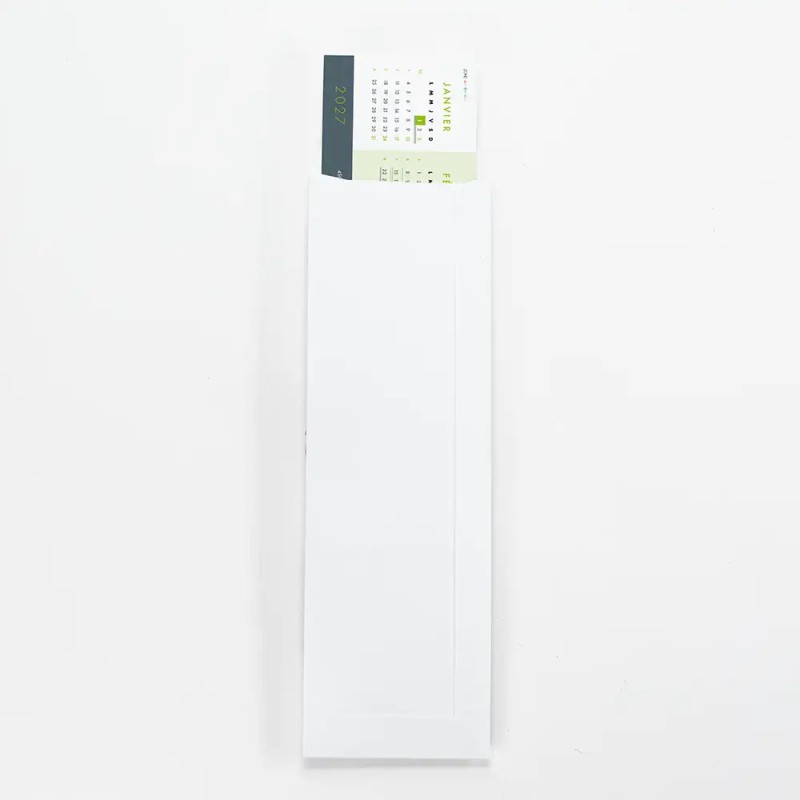 Calendrier chevalet horizontal (10x21 cm) personnalisé - économique
