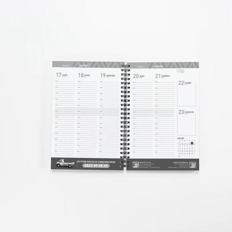 Agenda personnalisé économique - Graphique