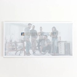 Carte de vœux personnalisée photo carrée - Alpha