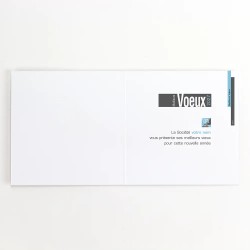 Carte de vœux carrée personnalisée Photopix - Votre photo
