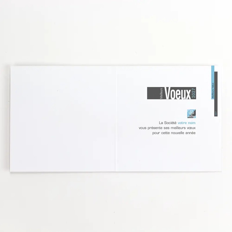Carte de vœux carrée personnalisée Photopix - Votre photo