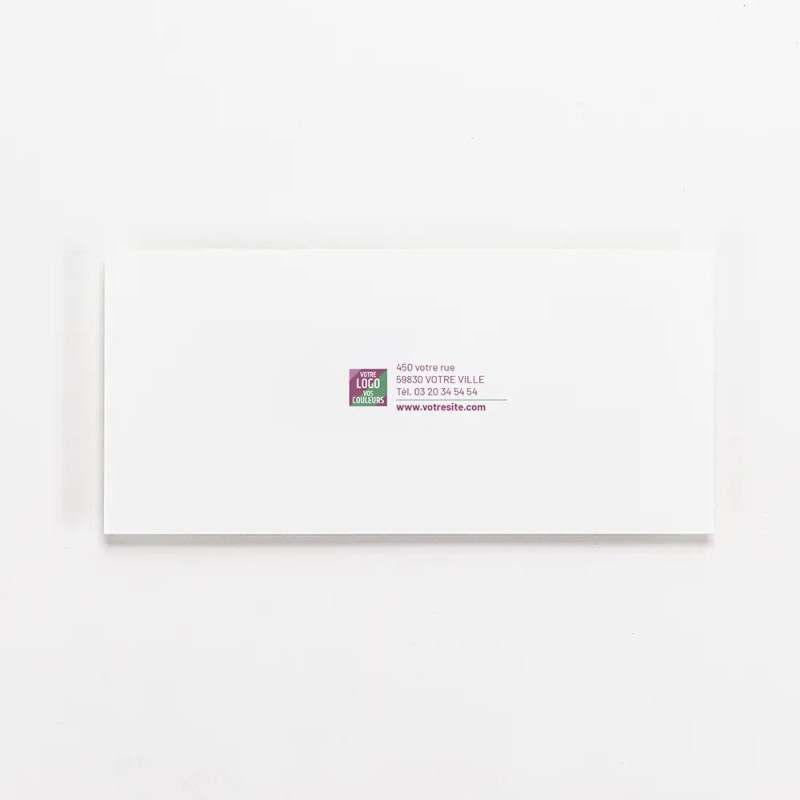 Carte de vœux personnalisée étui blanc à hublots