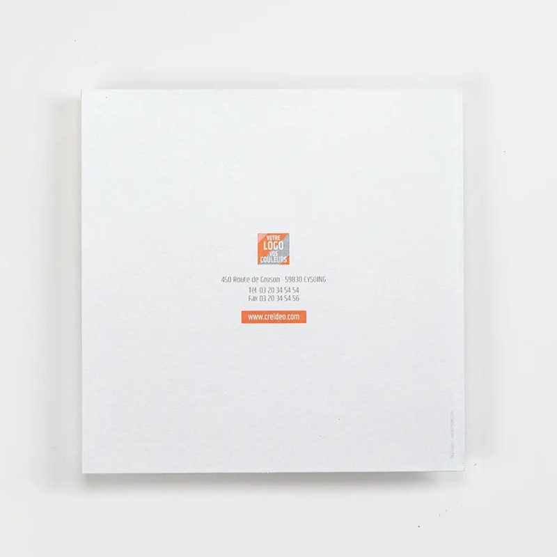 Carte de vœux carrée personnalisée découpe - Archi
