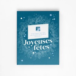 Calendrier de l'avent personnalisé carrés de chocolat - Book Solstice nuit