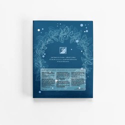 Calendrier de l'avent personnalisé carrés de chocolat - Book Solstice nuit