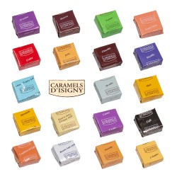 Calendrier de l'avent personnalisé Caramels artisanaux - Maxi Gourmand Equilibre