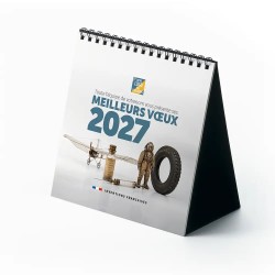 Calendrier chevalet carré (15x15 cm) personnalisé - Inventions Françaises