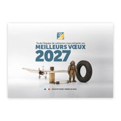 Calendrier chevalet A5 (21x15 cm) personnalisé - Inventions Françaises