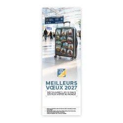 Calendrier chevalet vertical (21x7,5 cm) personnalisé - Visiteur