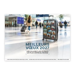 Calendrier chevalet A5 (21x15 cm) personnalisé - Visiteur