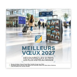 Calendrier chevalet intégral (15x18 cm) personnalisé - Visiteur