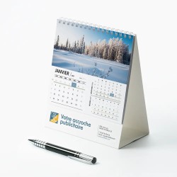 Calendrier chevalet personnalisé - économique