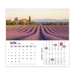 Calendrier chevalet personnalisé - économique