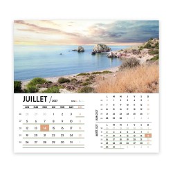 Calendrier chevalet personnalisé - économique