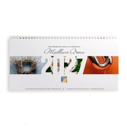 Calendrier mural (33x32 cm) personnalisé - Typomix