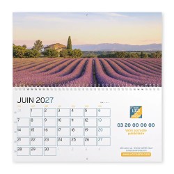 Calendrier mural (33x32 cm) personnalisé - Nature