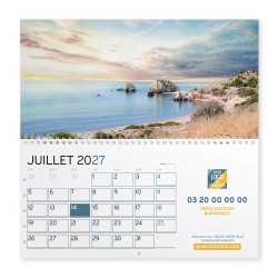 Calendrier mural (33x32 cm) personnalisé - Nature