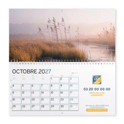 Calendrier mural (33x32 cm) personnalisé - Nature