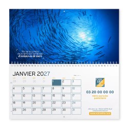 Calendrier mural (33x32 cm) personnalisé - Océan