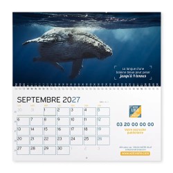 Calendrier mural (33x32 cm) personnalisé - Océan