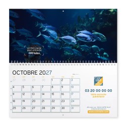 Calendrier mural (33x32 cm) personnalisé - Océan