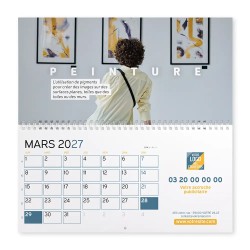 Calendrier mural (33x32 cm) personnalisé - Arts
