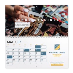 Calendrier mural (33x32 cm) personnalisé - Arts