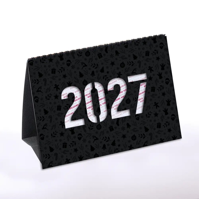 Coffret personnalisé calendrier et chocolats artisanaux - Trilogie Réveillon
