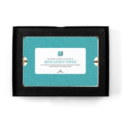Coffret personnalisé calendrier et chocolats artisanaux - Trilogie Arabesque