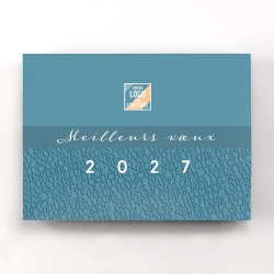Coffret personnalisé calendrier et caramel artisanaux - Trilogie Typo