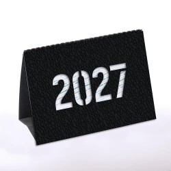 Coffret personnalisé calendrier et caramel artisanaux - Trilogie Typo