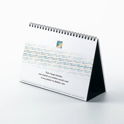 Coffret personnalisé calendrier et caramel artisanaux - Trilogie Typo