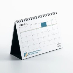 Coffret personnalisé calendrier et caramel artisanaux - Trilogie Typo